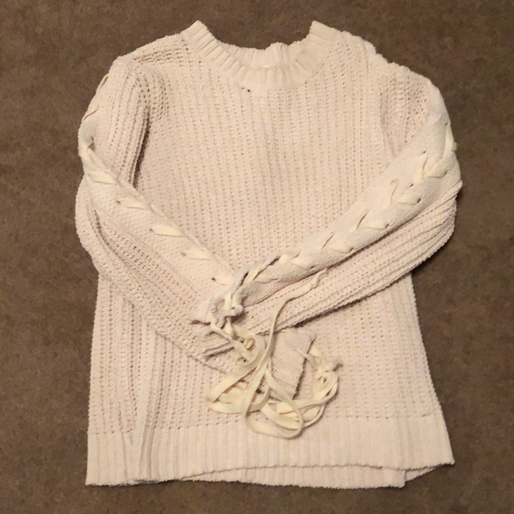Tie sweater